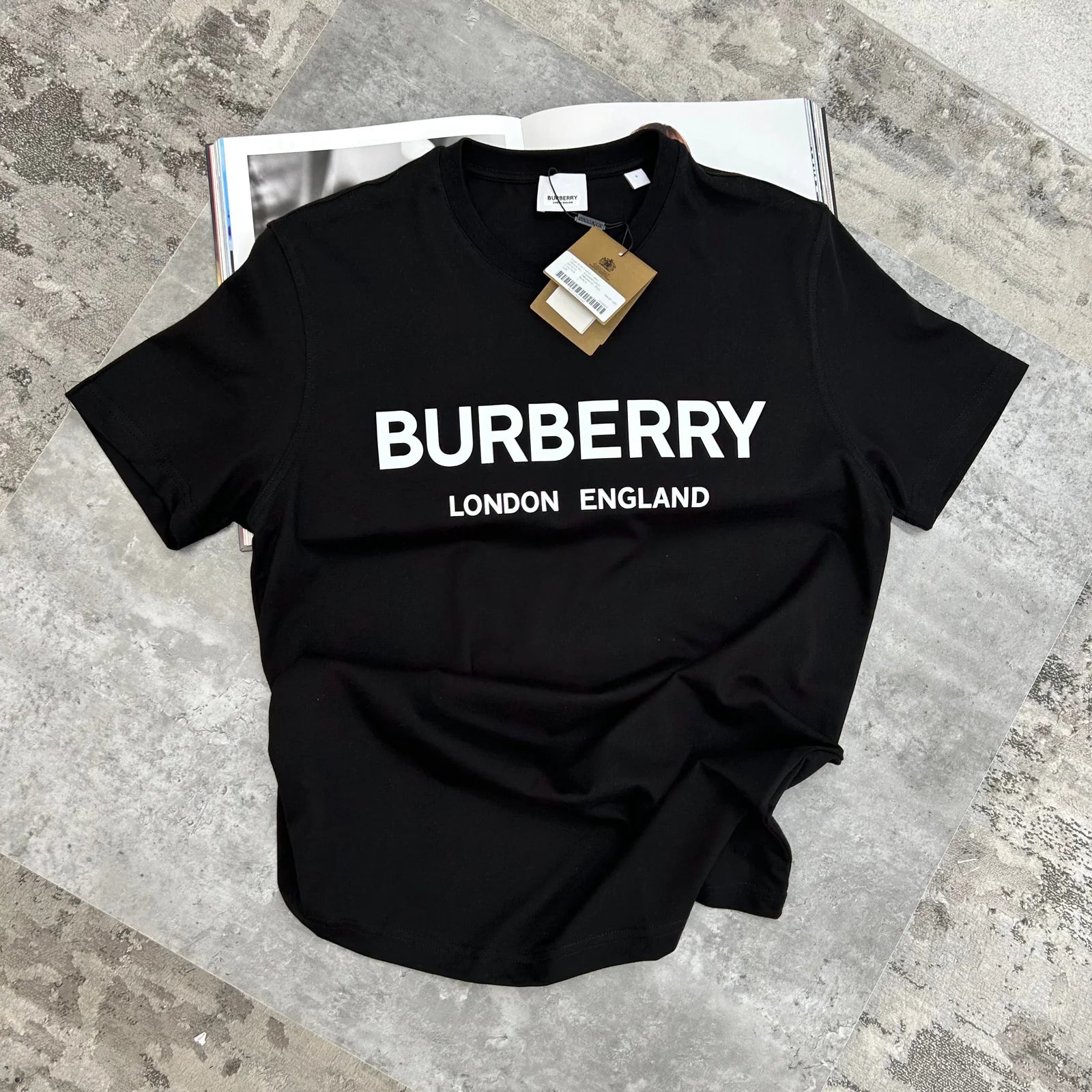 BURB T SHIRT - BLACK